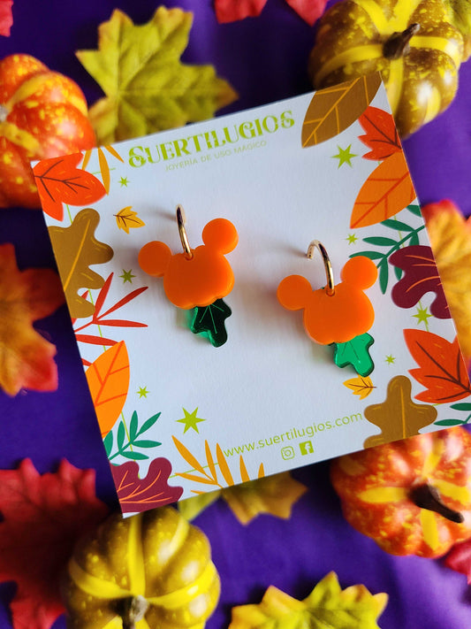 Aretes Pumpkin Mouse